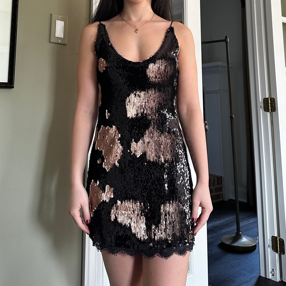 Reversible Sequin Dress